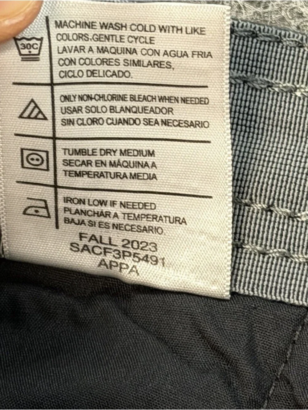 Coleman Flannel Lined Work Pants Mens 36x32 Gray Stretch Carpenter Utility